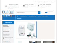Tablet Screenshot of el-sale.dk